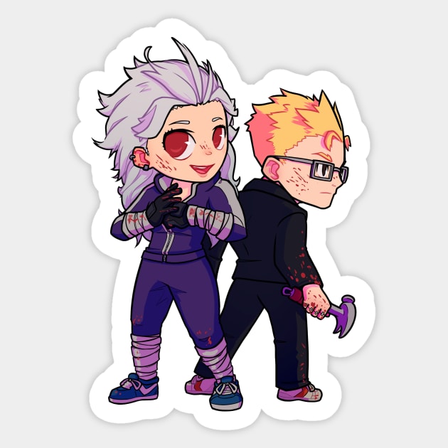 Noi and Shin Sticker by Susto